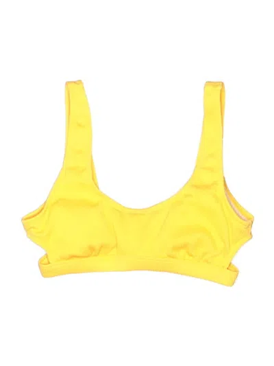 Pre-owned Unbranded Swimsuit Top Yellow Swimwear
