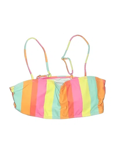 Pre-owned Unbranded Swimsuit Top Yellow Swimwear