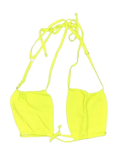 Pre-owned Unbranded Swimsuit Top Yellow Swimwear