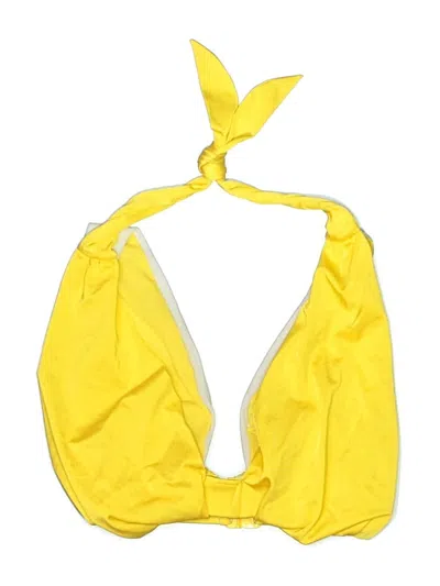 Pre-owned Unbranded Swimsuit Top Yellow Swimwear