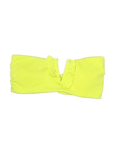 Pre-owned Unbranded Swimsuit Top Yellow Swimwear