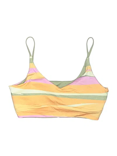 Pre-owned Unbranded Swimsuit Top Yellow Swimwear