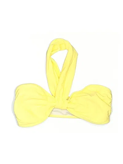 Pre-owned Unbranded Swimsuit Top Yellow Swimwear
