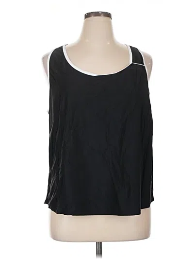 Unbranded Tank Top Black Cold Shoulder Neckline Tops