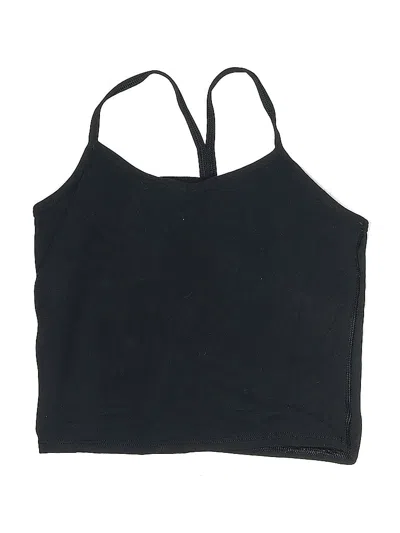 Pre-owned Unbranded Kids' Tank Top Black Halter Neckline Tops
