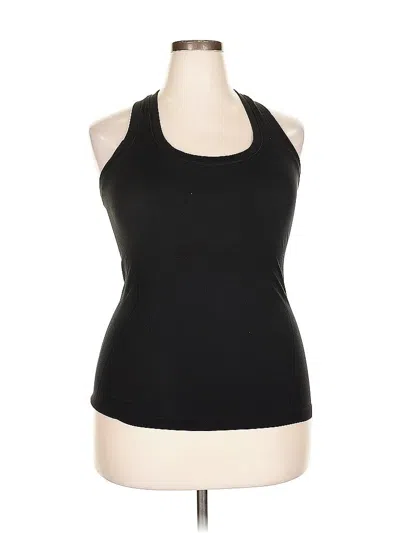 Pre-owned Unbranded Tank Top Black Halter Neckline Tops