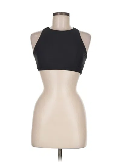 Pre-owned Unbranded Tank Top Black Halter Neckline Tops
