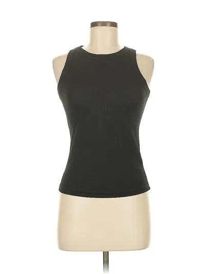 Pre-owned Unbranded Tank Top Black Halter Neckline Tops