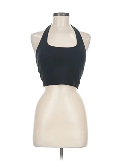 Pre-owned Unbranded Tank Top Black Halter Neckline Tops