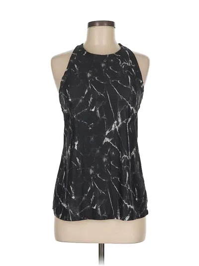 Pre-owned Unbranded Tank Top Black Halter Neckline Tops