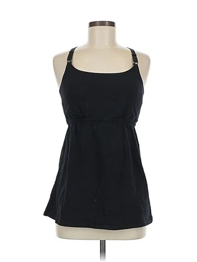 Pre-owned Unbranded Tank Top Black Halter Neckline Tops