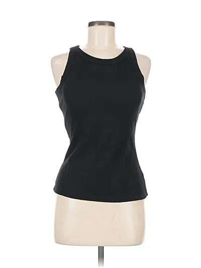 Pre-owned Unbranded Tank Top Black Halter Neckline Tops