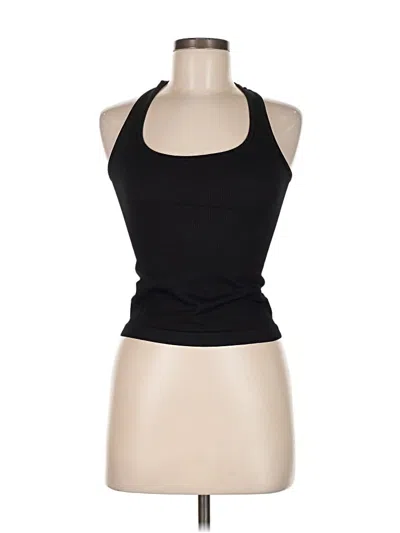 Pre-owned Unbranded Tank Top Black Halter Neckline Tops