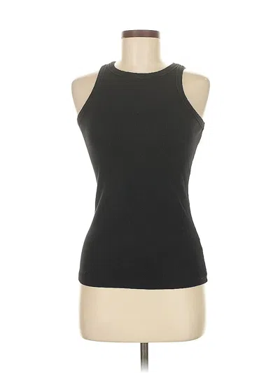 Pre-owned Unbranded Tank Top Black Halter Neckline Tops
