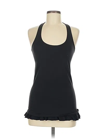 Pre-owned Unbranded Tank Top Black Halter Neckline Tops