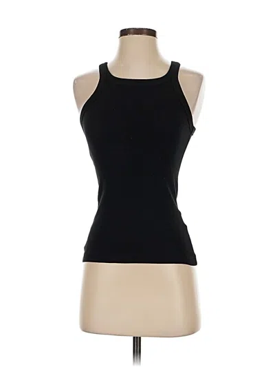 Pre-owned Unbranded Tank Top Black Halter Neckline Tops