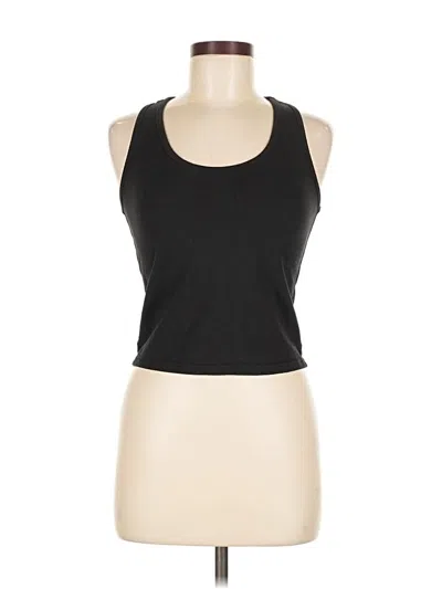 Pre-owned Unbranded Tank Top Black Halter Neckline Tops