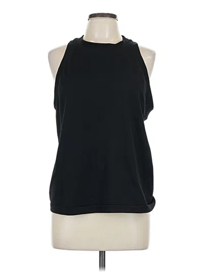 Pre-owned Unbranded Tank Top Black Halter Neckline Tops