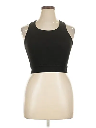Pre-owned Unbranded Tank Top Black Halter Neckline Tops