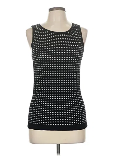 Pre-owned Unbranded Tank Top Black Halter Neckline Tops