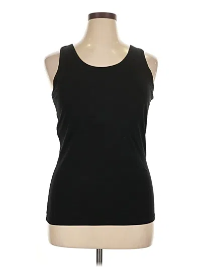 Pre-owned Unbranded Tank Top Black Halter Neckline Tops
