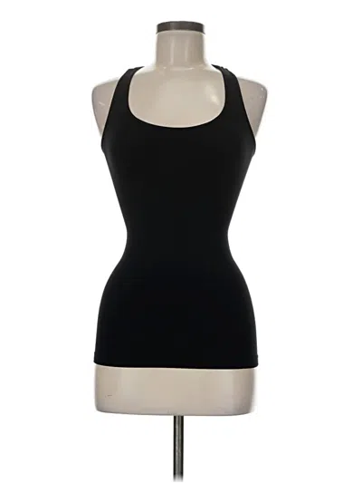 Pre-owned Unbranded Tank Top Black Halter Neckline Tops