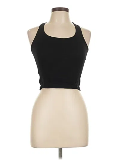 Pre-owned Unbranded Tank Top Black Halter Neckline Tops