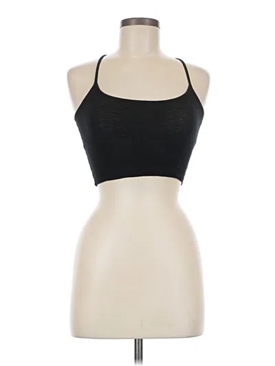 Pre-owned Unbranded Tank Top Black Halter Neckline Tops