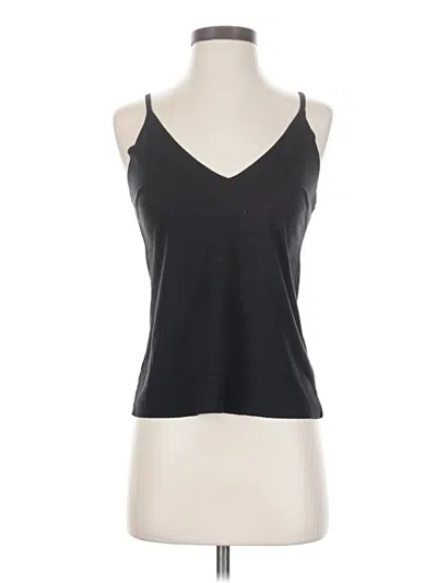 Pre-owned Unbranded Tank Top Black Halter Neckline Tops