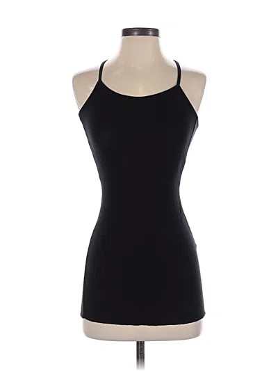 Pre-owned Unbranded Tank Top Black Halter Neckline Tops