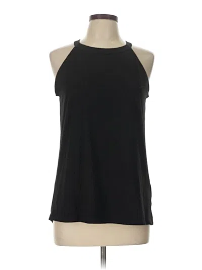 Pre-owned Unbranded Tank Top Black Halter Neckline Tops