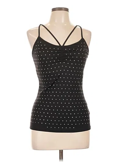 Pre-owned Unbranded Tank Top Black Halter Neckline Tops