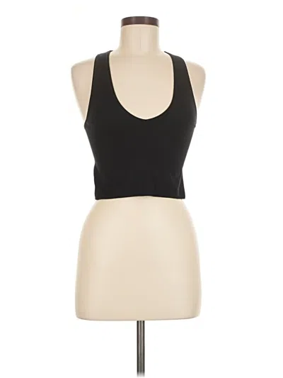 Pre-owned Unbranded Tank Top Black Halter Neckline Tops