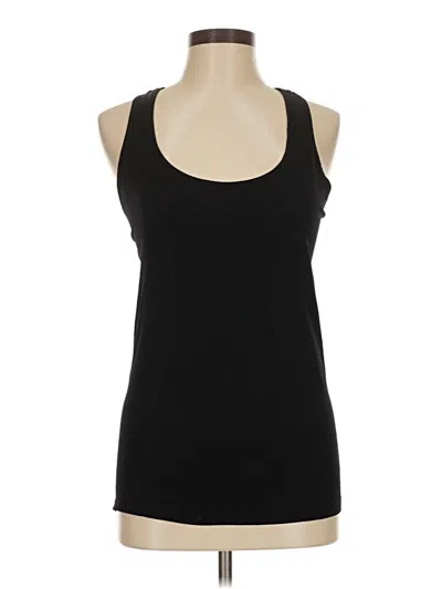 Pre-owned Unbranded Tank Top Black Halter Neckline Tops