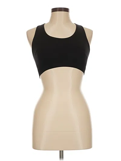Pre-owned Unbranded Tank Top Black Halter Neckline Tops