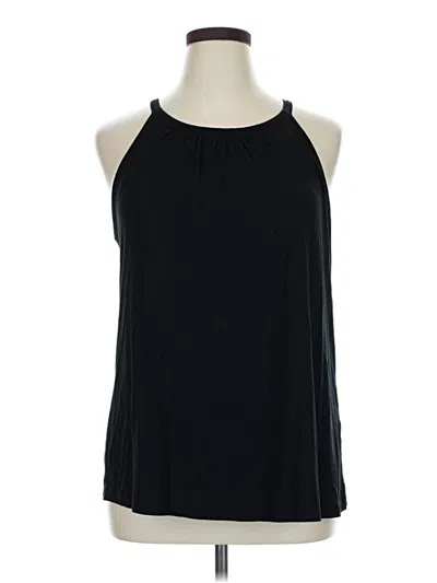 Pre-owned Unbranded Tank Top Black Halter Neckline Tops