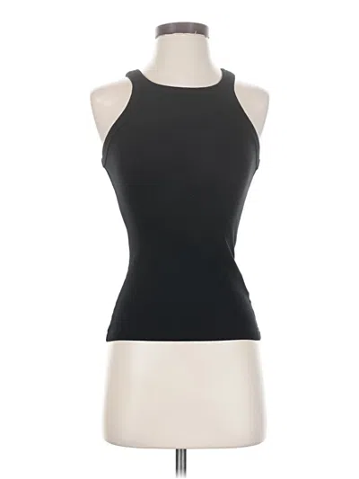 Pre-owned Unbranded Tank Top Black Halter Neckline Tops
