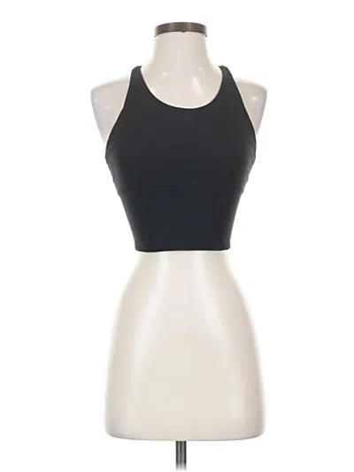 Pre-owned Unbranded Tank Top Black Halter Neckline Tops