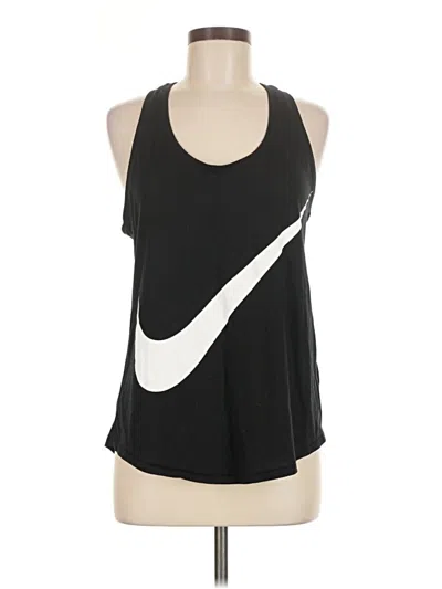 Pre-owned Unbranded Tank Top Black Halter Neckline Tops