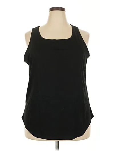 Pre-owned Unbranded Tank Top Black Halter Neckline Tops