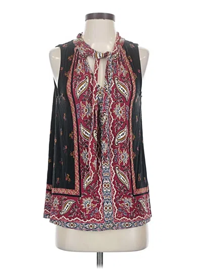Pre-owned Unbranded Tank Top Black Halter Neckline Tops