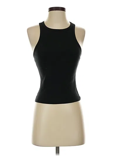 Pre-owned Unbranded Tank Top Black Halter Neckline Tops