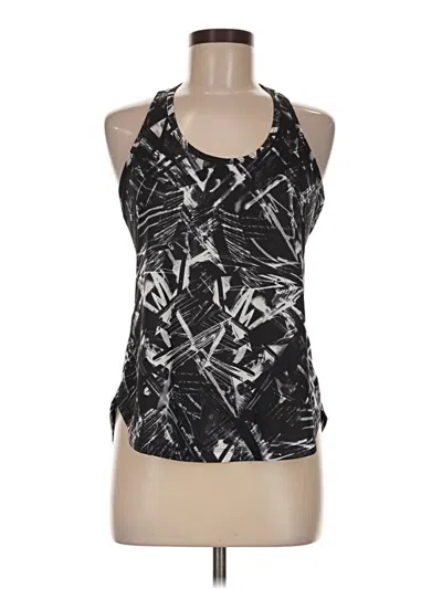 Pre-owned Unbranded Tank Top Black Halter Neckline Tops