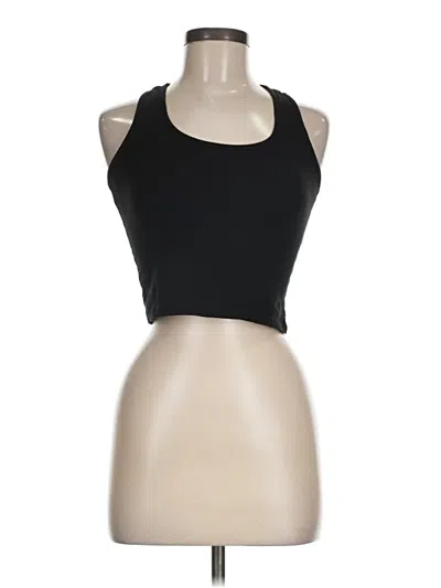 Pre-owned Unbranded Tank Top Black Halter Neckline Tops