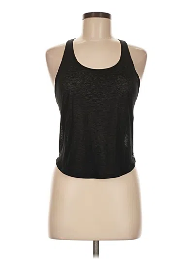 Pre-owned Unbranded Tank Top Black Halter Neckline Tops