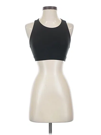 Pre-owned Unbranded Tank Top Black Halter Neckline Tops