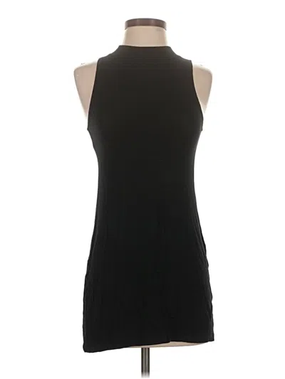 Pre-owned Unbranded Tank Top Black Halter Neckline Tops