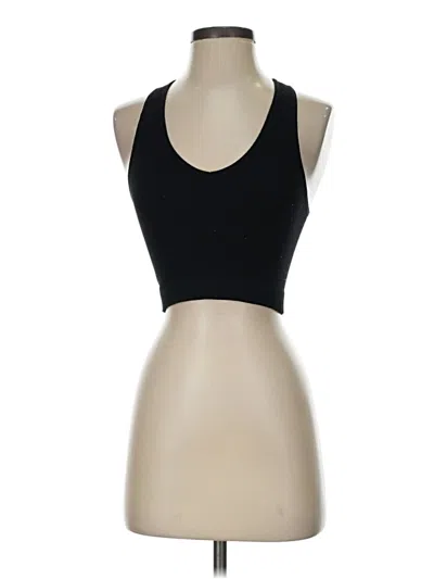 Pre-owned Unbranded Tank Top Black Halter Neckline Tops