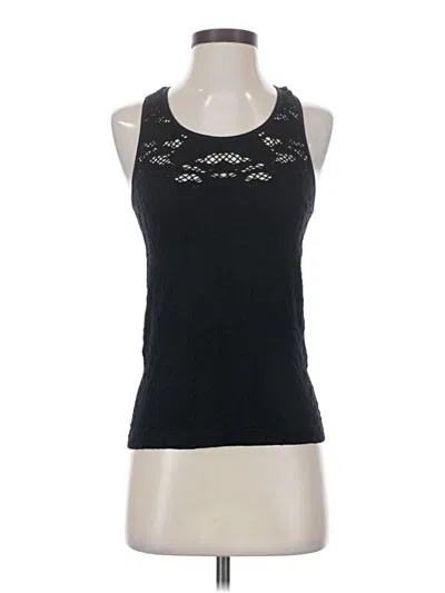 Pre-owned Unbranded Tank Top Black Halter Neckline Tops