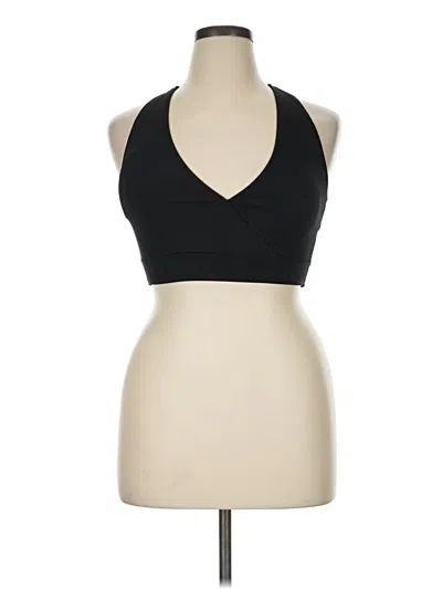 Pre-owned Unbranded Tank Top Black Halter Neckline Tops